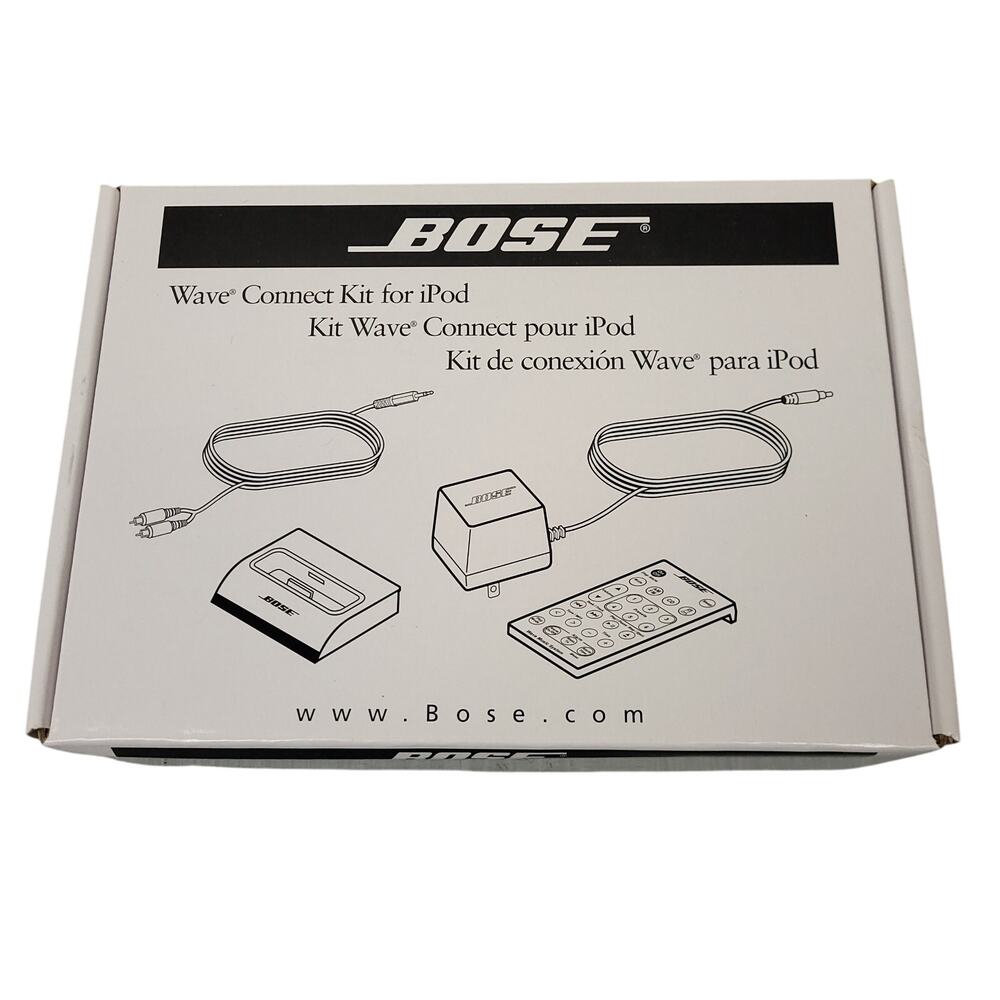 Bose Wave Connect Kit For iPod 315527-0010 w/ Remote For Acoustic Wave NEW